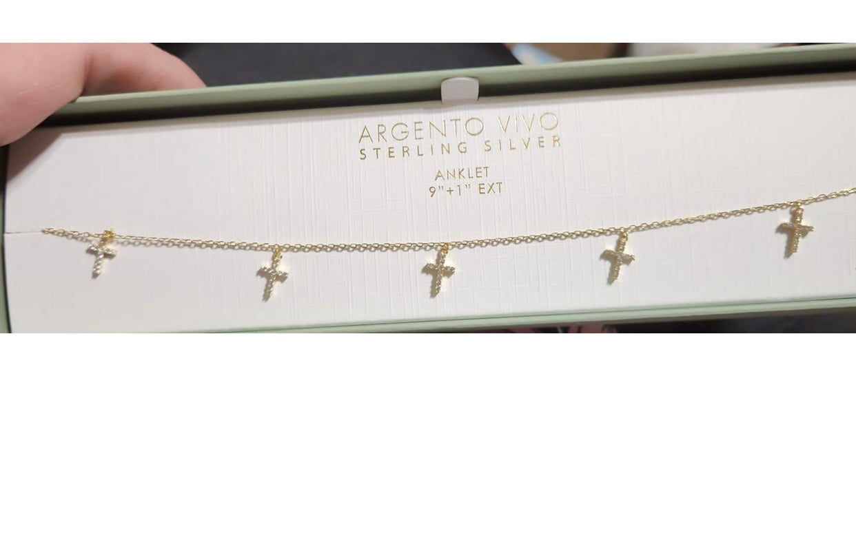 ARGENTO VIVO CADENITA DE PIE