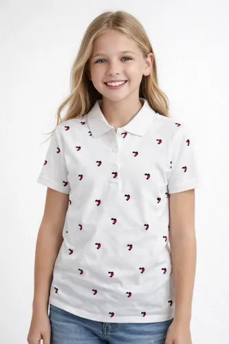TOMMY HILFIGER CAMISA TIPO POLO DE NIÑA
