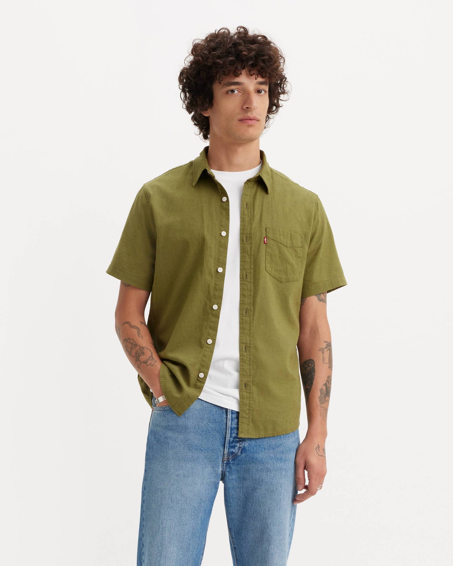 LEVIS VESTIR MANGA CORTA HOMBRE