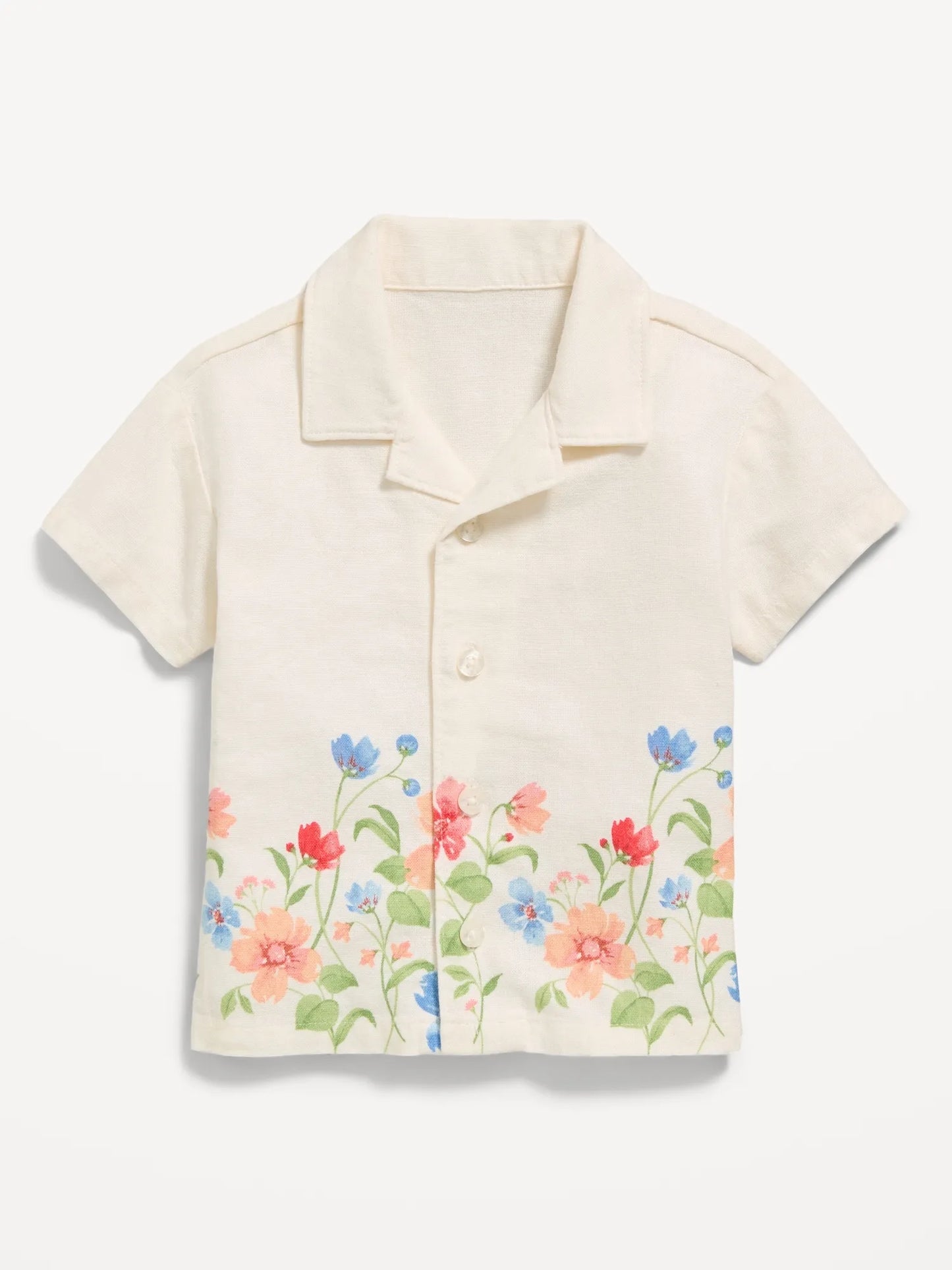 OLD NAVY CAMISA VESTIR MANGA CORTA DE NIÑO BEBE