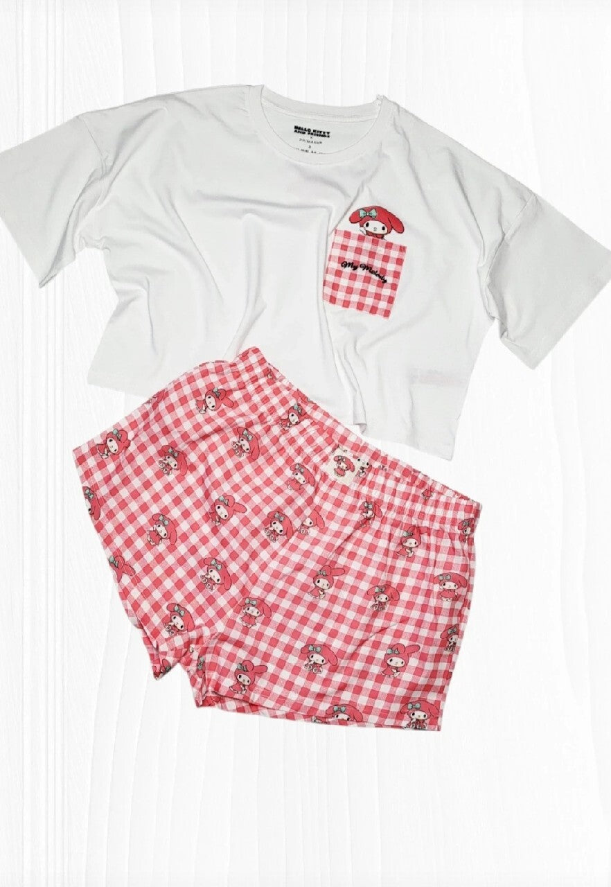 HELLO KITTY AND FRIENDS PIJAMA DE MUJER
