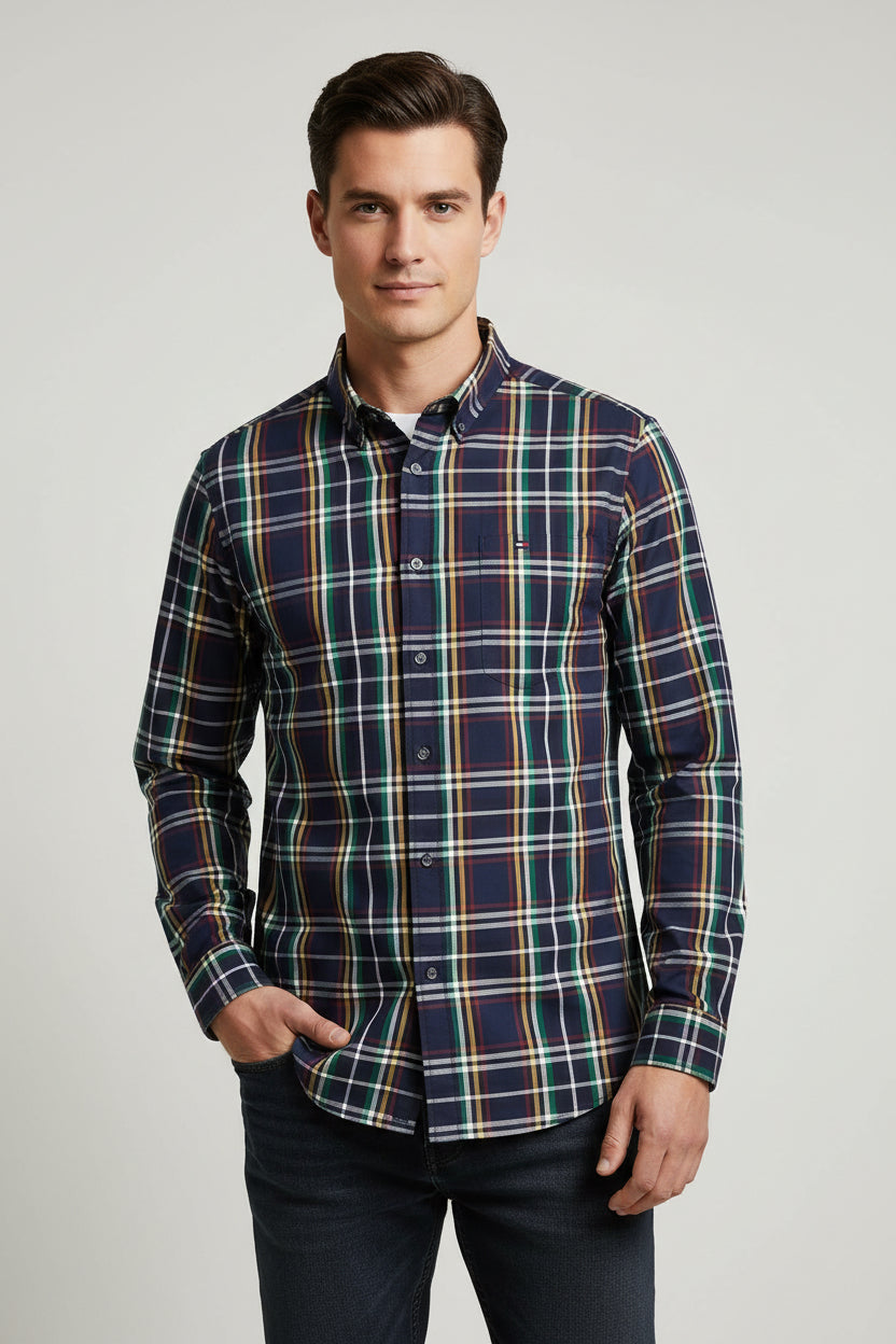 TOMMY HILFIGER VESTIR MANGA LARGA HOMBRE