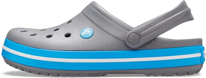CROCS Gris con Celeste