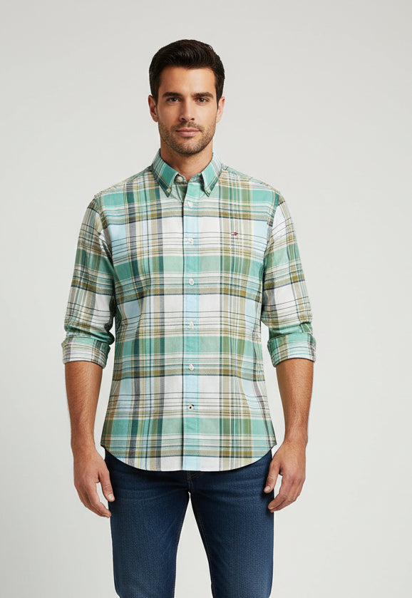 TOMMY HILFIGER VESTIR MANGA LARGA HOMBRE