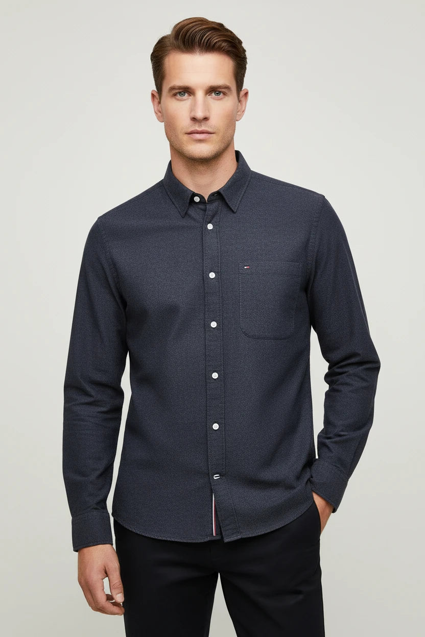 TOMMY HILFIGER VESTIR MANGA LARGA HOMBE