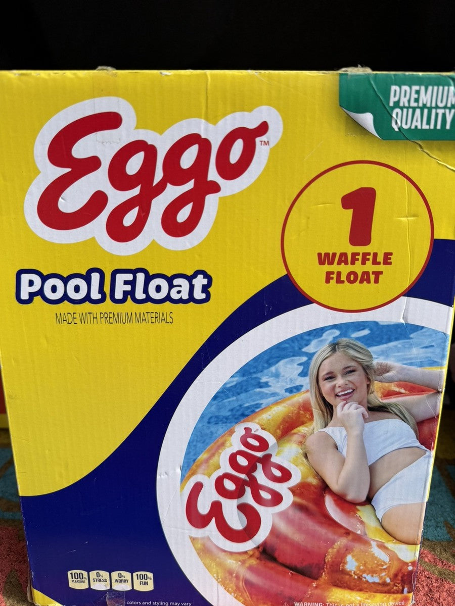 Eggo pool float