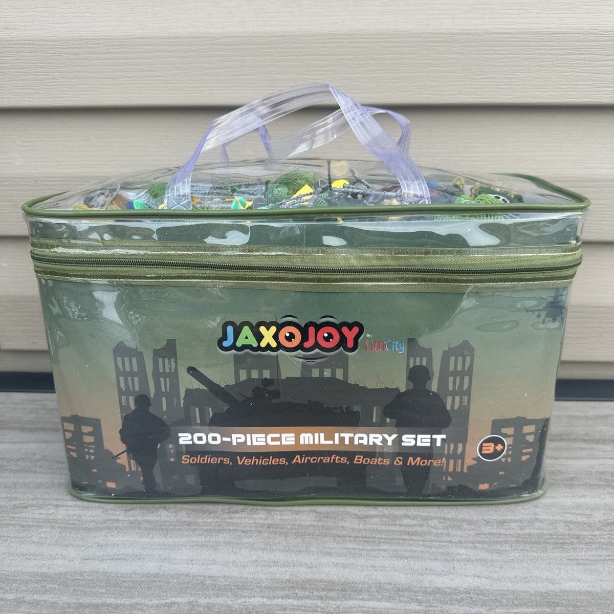 JAXOJOY 200 PIEZAS MILITARY SET