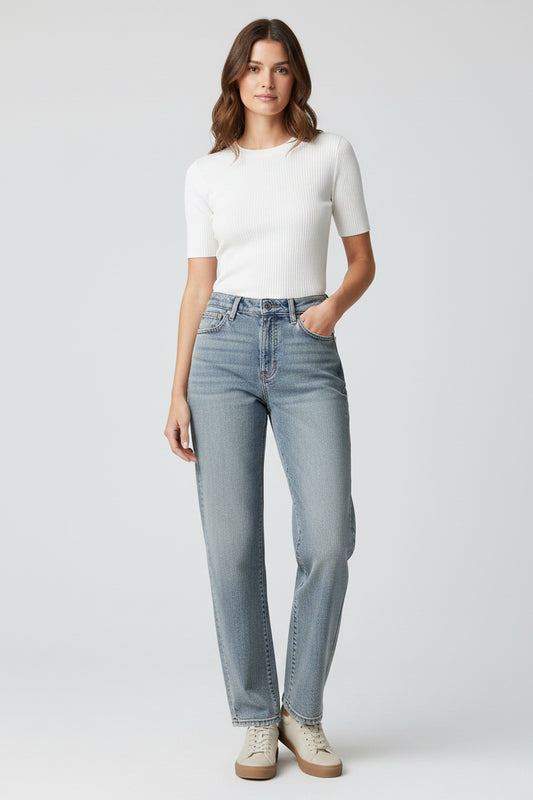 AMERICAN EAGLE BARREL JEANS DE MUJER