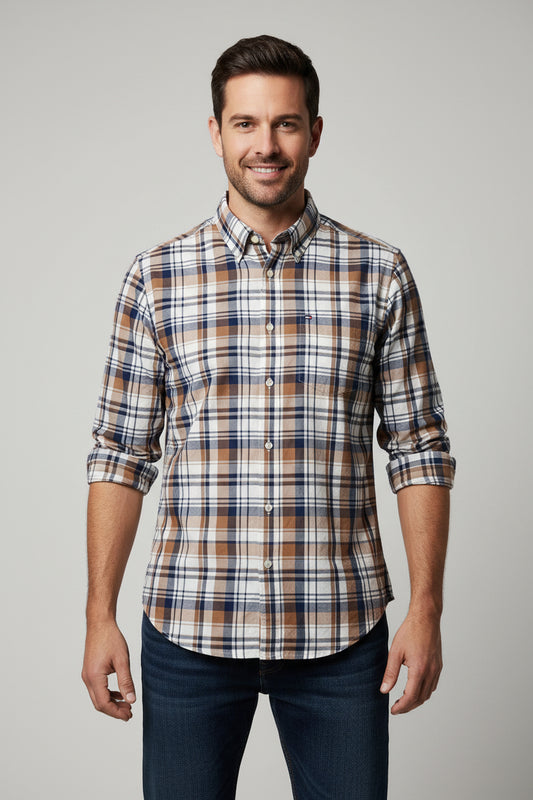 TOMMY HILFIGER VESTIR MANGA  LARGA HOMBRE