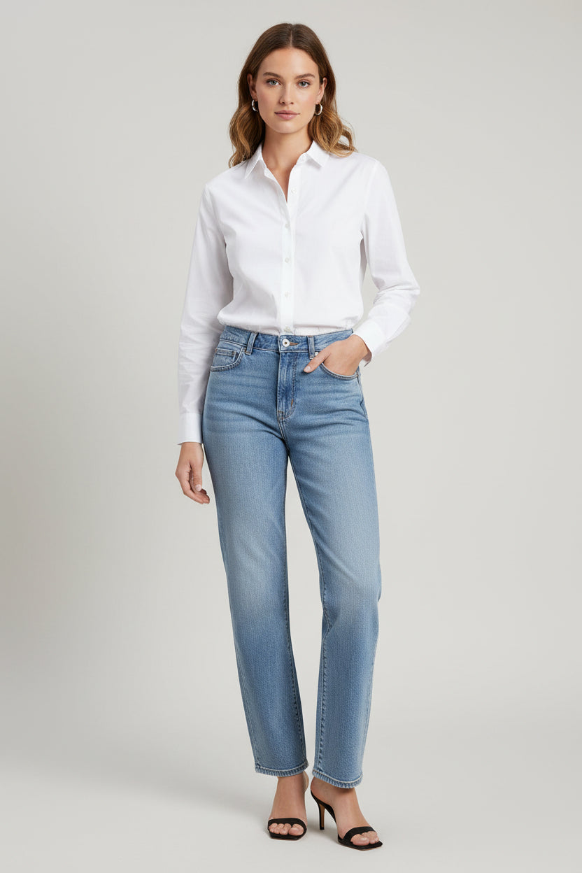 AMERICAN EAGLE STRAIGHT JEANS DE MUJER