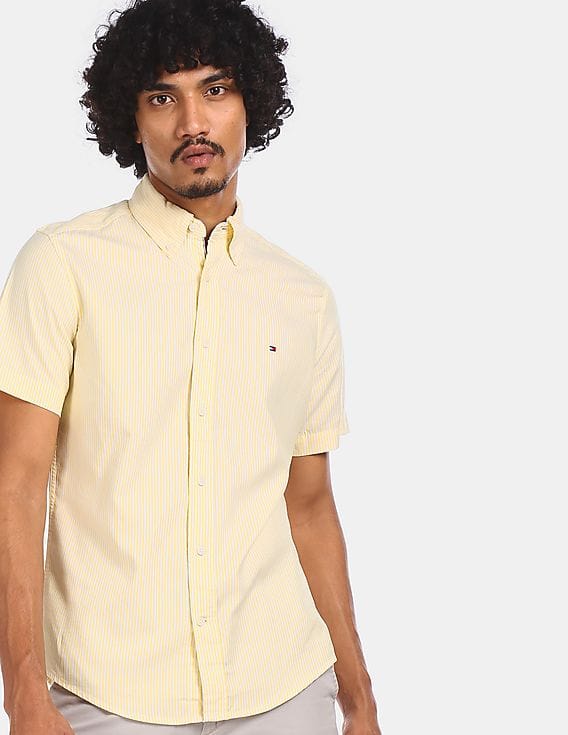 TOMMY HILFIGER VESTIR MANGA CORTA  HOMBRE