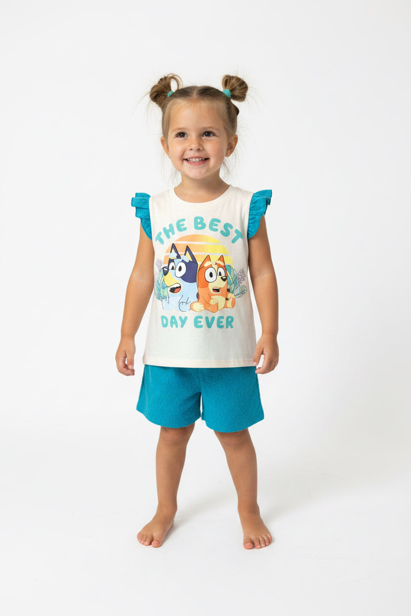 BLUEY CONJUNTO DE NIÑA