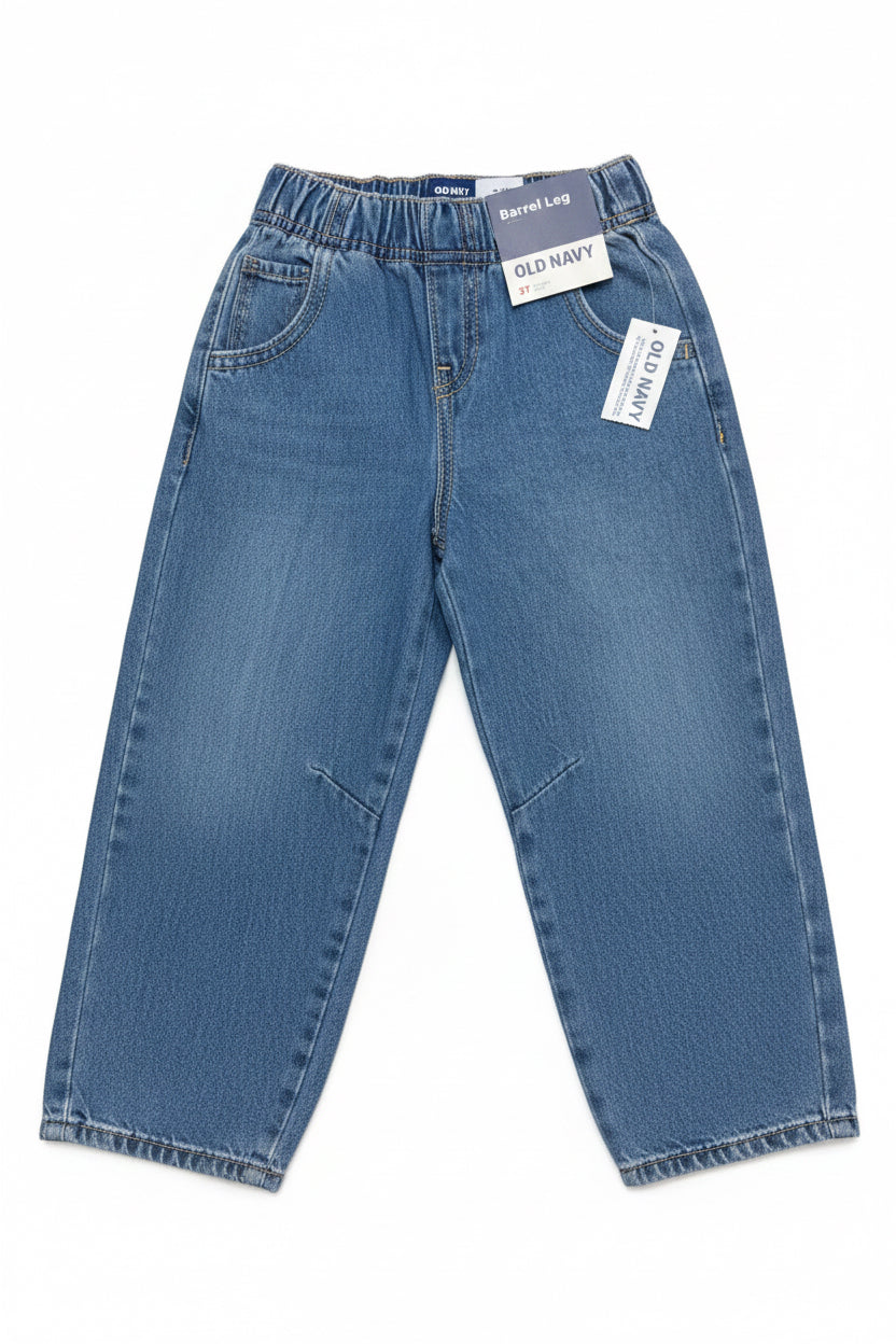 OLD NAVI BARREL LEG JEANS NIÑA