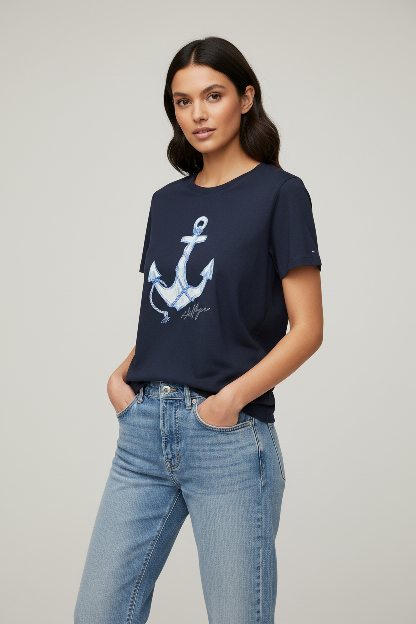 TOMMY HILFIGER CAMISETA   MUJER