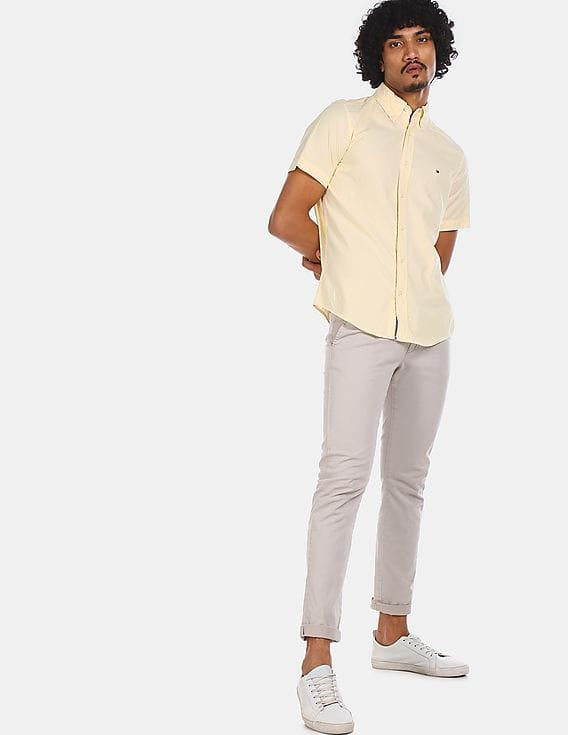 TOMMY HILFIGER VESTIR MANGA CORTA  HOMBRE