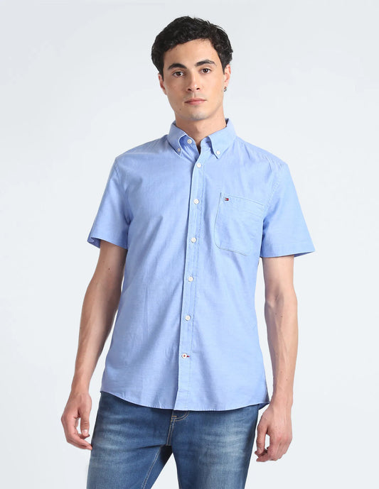 TOMMY HILFIGER VESTIR MANGA CORTA HOMBRE
