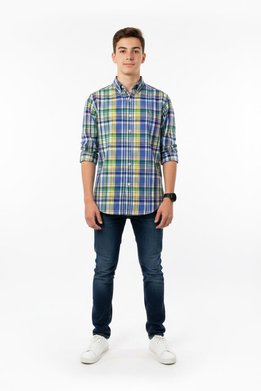 POLO RALPH LAUREN CAMISA MANGA LARGA JUVENIL