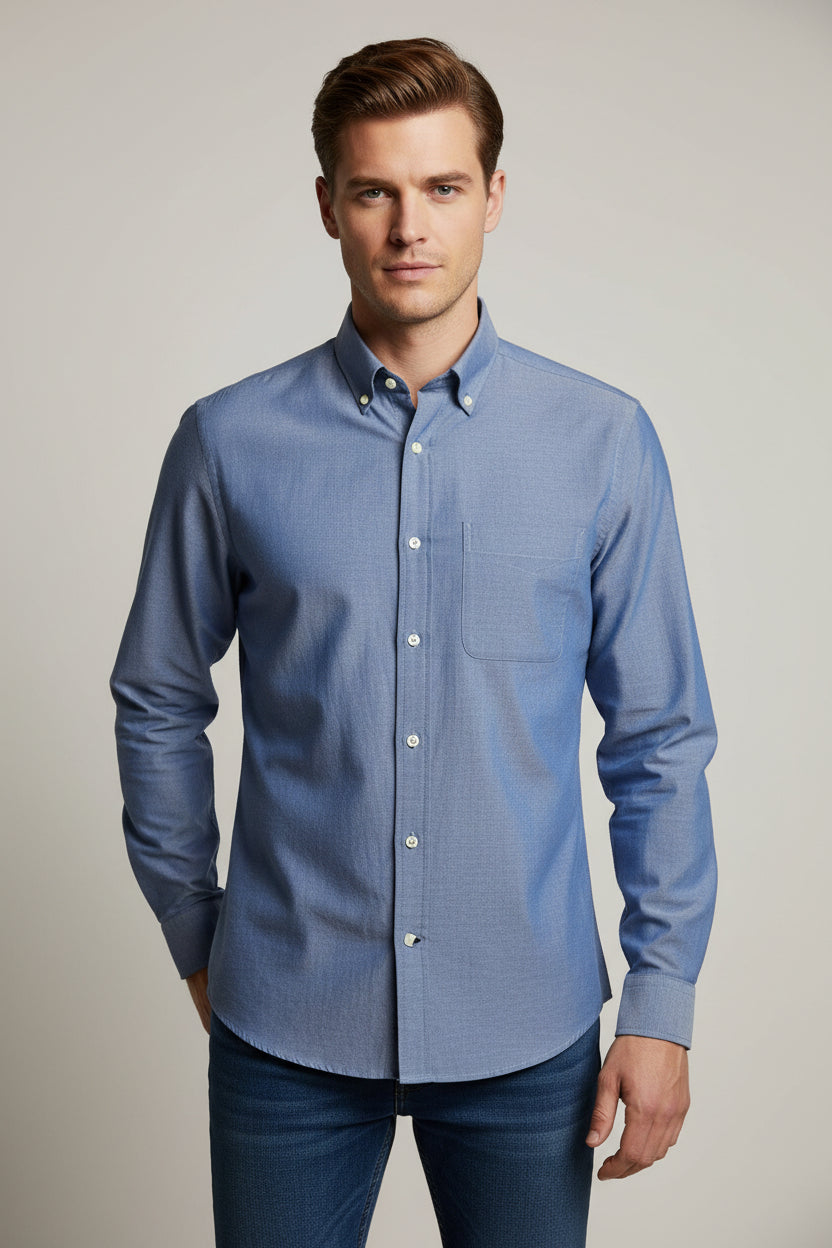 TOMMY HILFIGER  VESTIR MANGA LARGA HOMBRE