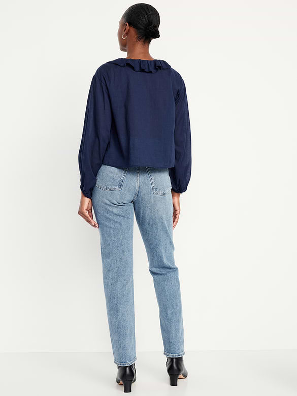 JEANS EXTRA HIGH RISE CURVY STRAIGHT