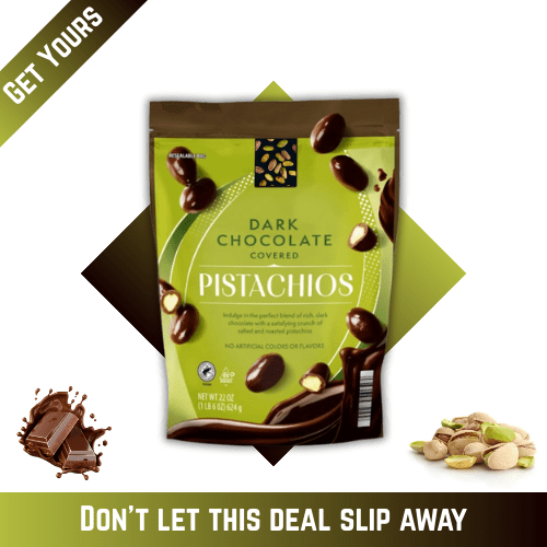 MEMBER’S MARK DARK CHOCOLATE PISTACHIOS