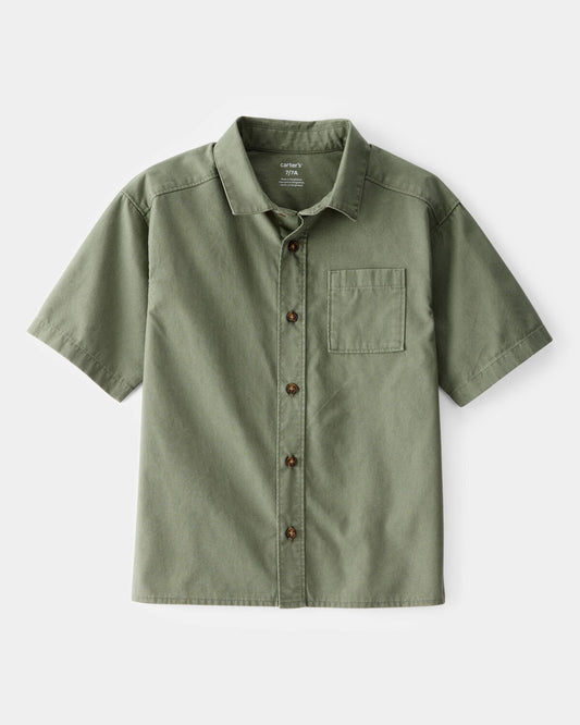 CARTER’S Camisa Vestid Manga Corta de Niño