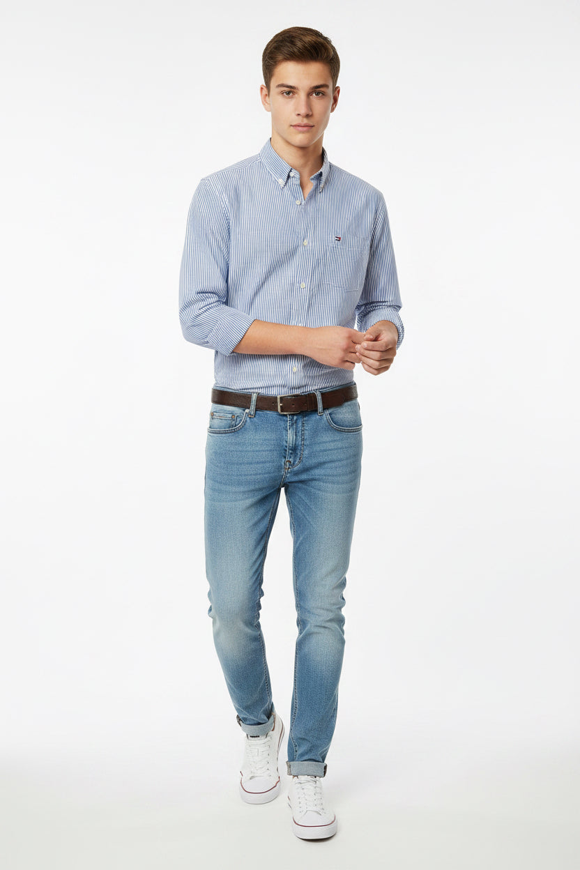 TOMMY HILFIGER CAMISA DE VESTIR MANGA LARGA JUVENIL