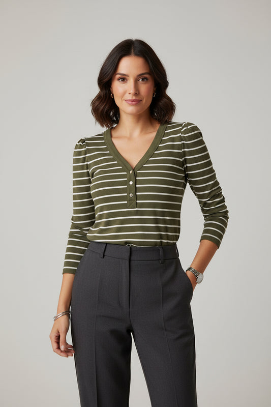 MODERN WORKS CAMISA DE VESTIR  DE MUJER MANGA LARGA