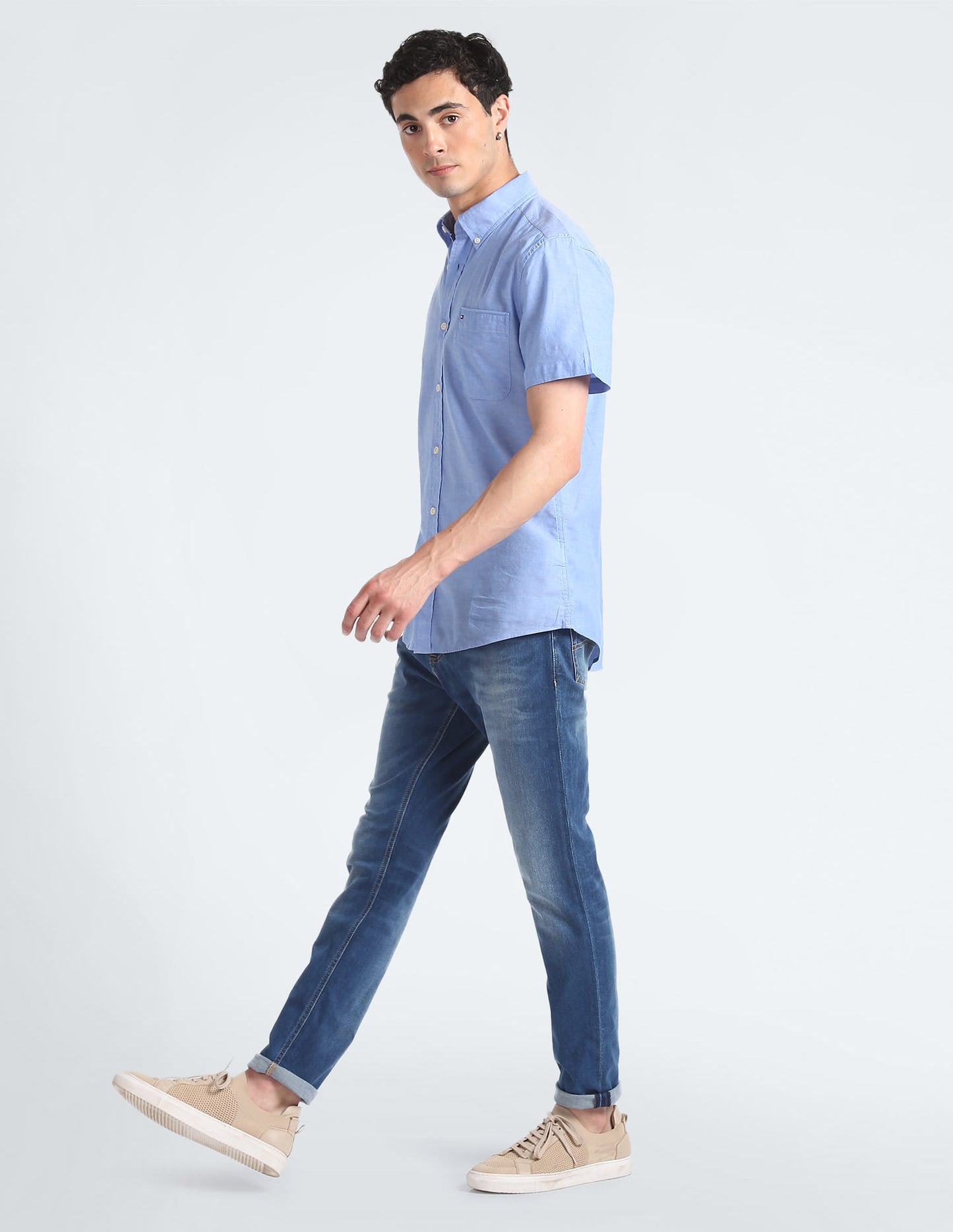 TOMMY HILFIGER VESTIR MANGA CORTA HOMBRE