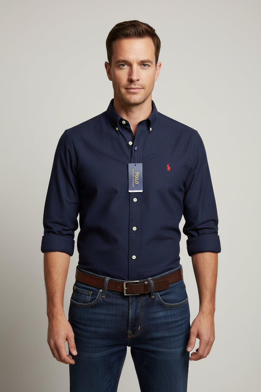 POLO RALPH LAUREN CAMISA VESTIR MANGA LARGA DE HOMBRE