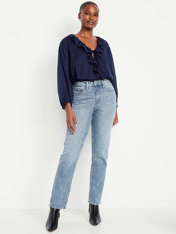 JEANS EXTRA HIGH RISE CURVY STRAIGHT