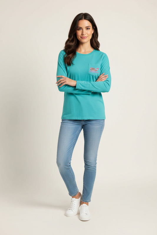 VINEYARD VINES  MANGA LARGA MUJER