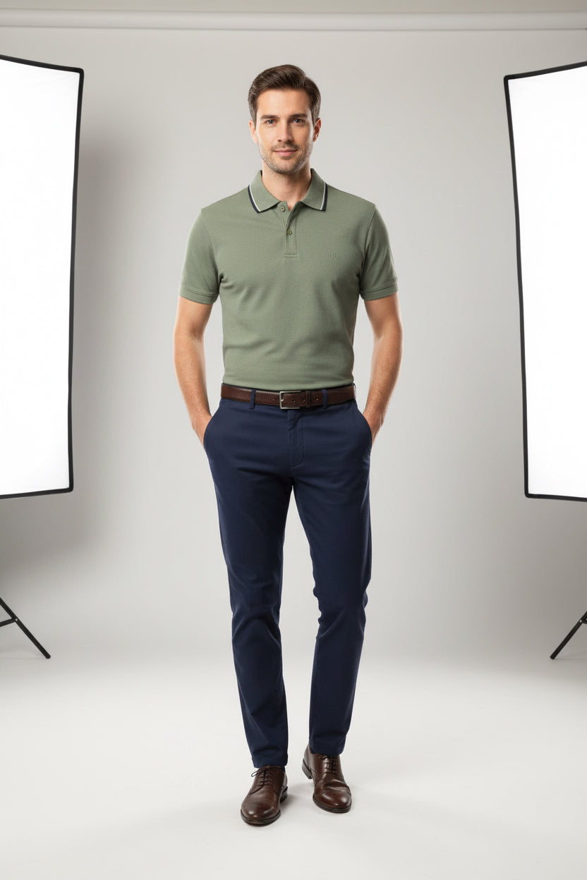 CALVIN KLEIN CAMISA TIPO POLO DE HOMBRE