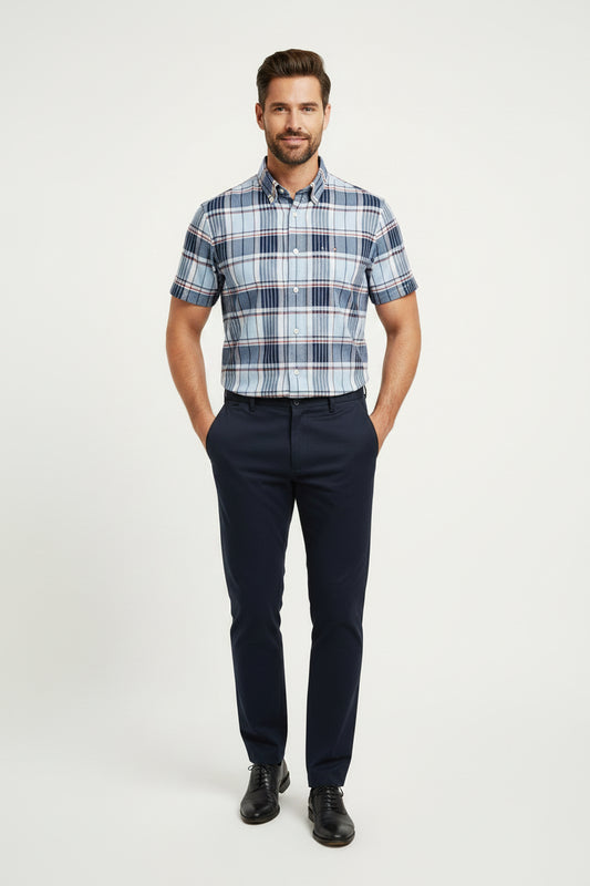 TOMMY HILFIGER CAMISA DE VESTIR MANGA CORTA DE HOMBRE