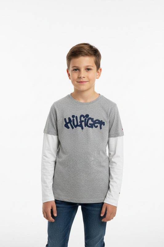TOMMY HILFIGER CAMISA MANGA LARGA DE NIÑO