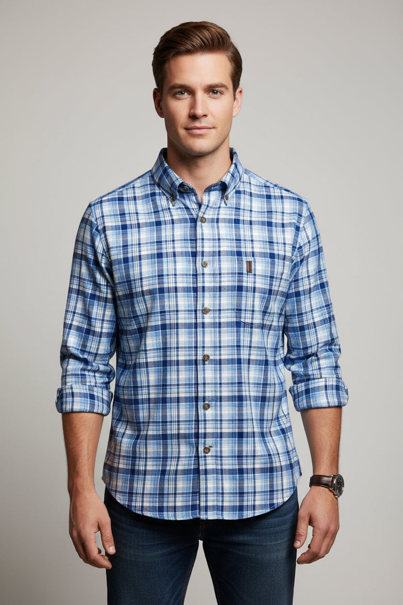 CHAPS CAMISA VESTIR MANGA LARGA