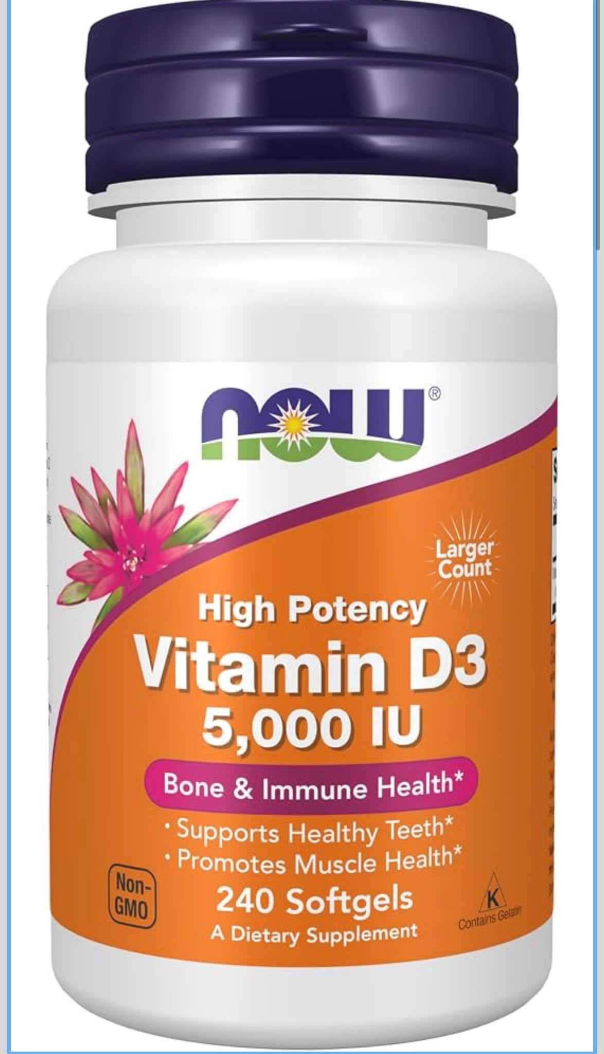 NOW VITAMINA D3