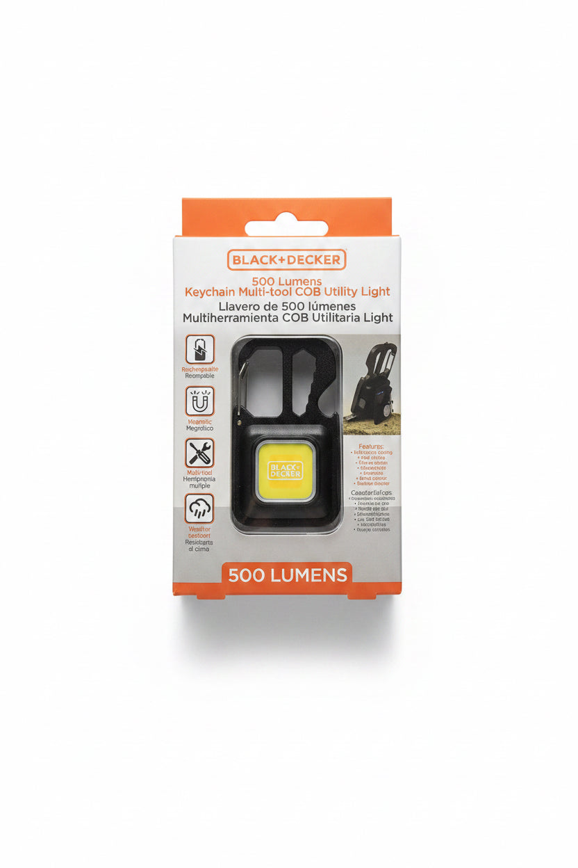 BLACK + DECKER LLAVERO 500 lumenes