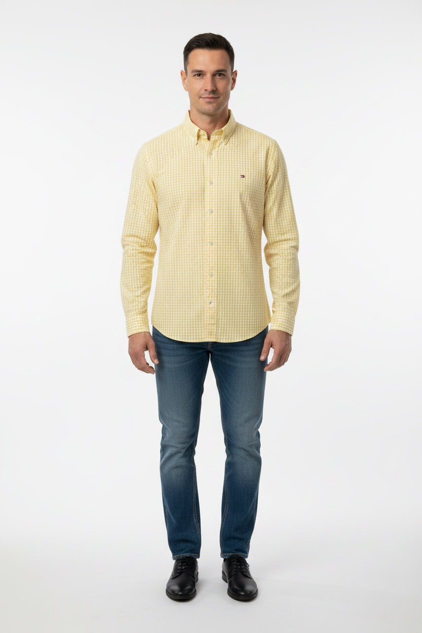 TOMMY HILFIGER CAMISA DE VESTIR MANGA LARGA DE HOMBRE