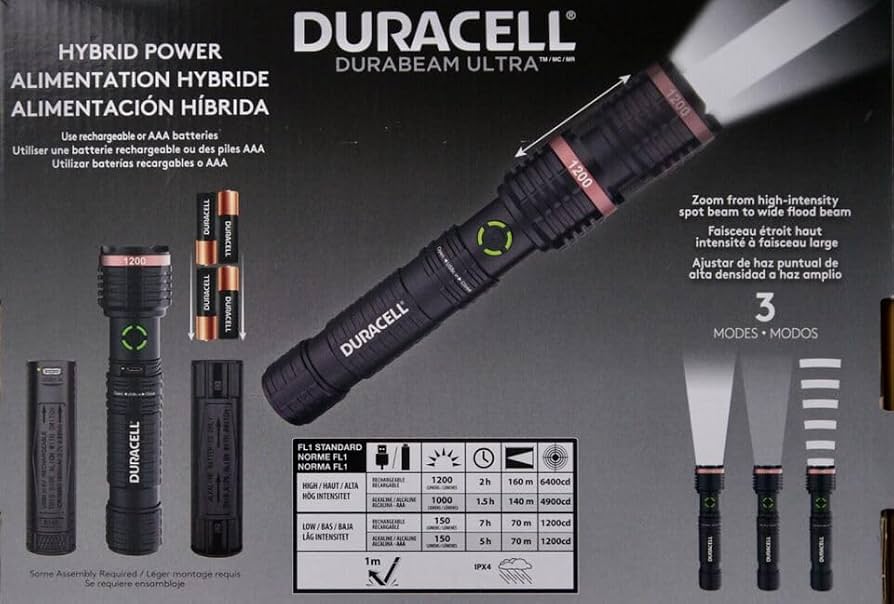 DURACELL LINTERNAS LED HÍBRIDAS