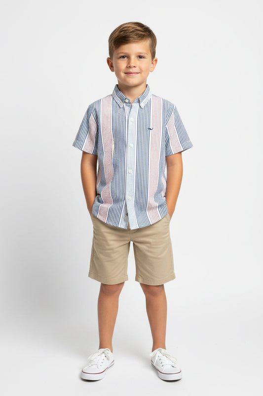VINEYARD VINES VESTIR MANGA CORTA NIÑO