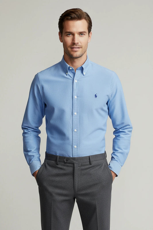 POLO RALPH LAUREN VESTIR MANGA LARGA HOMBRE