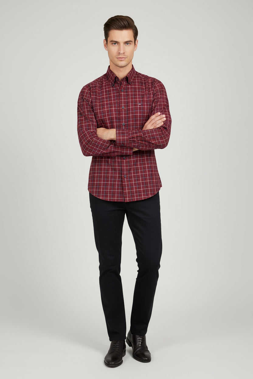 TOMMY HILFIGER CAMISA VESTIR MANGA LARGA DE HOMBRE