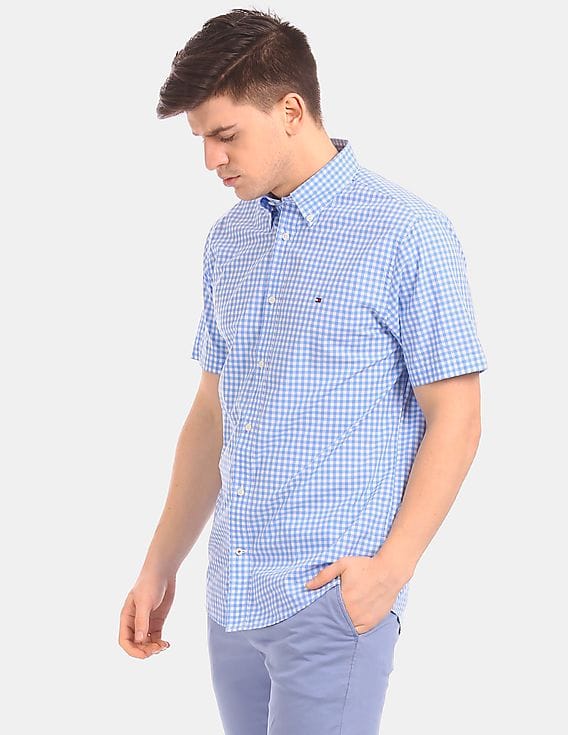 TOMMY HILFIGER VESTIR MANGA CORTA HOMBRE