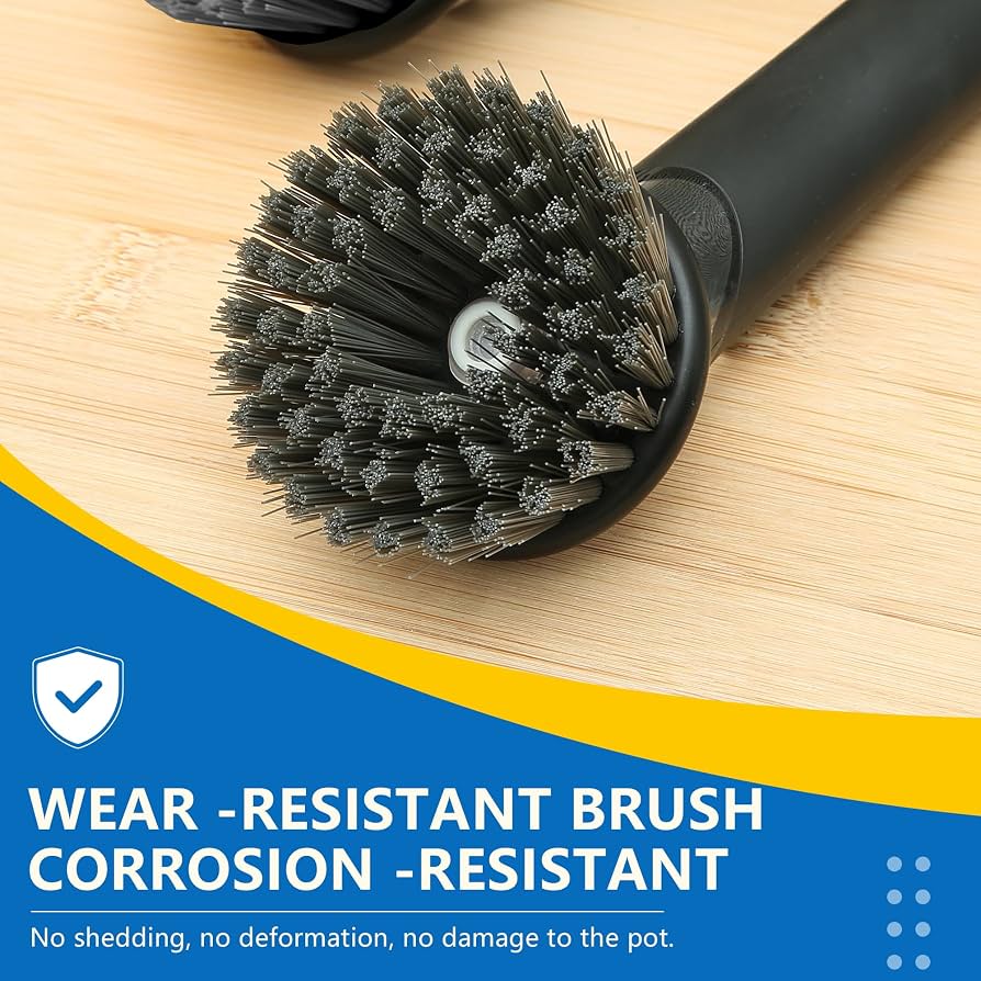 SOAP DISPENSING BRUSH & SPIRAL HOLDER