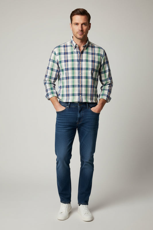 TOMMY HILFIGER CAMISA DE VESTIR DE HOMBRE MANGA LARGA