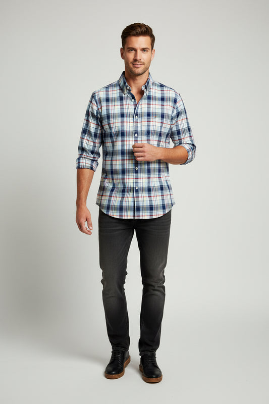 TOMMY HILFIGER VESTIR MANGA LARGA HOMBRE