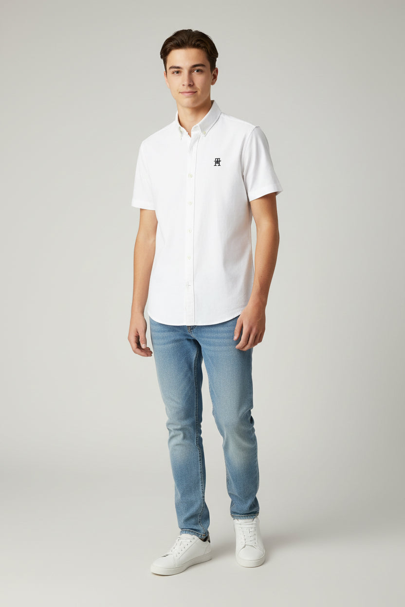 TOMMY HILFIGER CAMISA DE VESTIR MANGA CORTA JUVENIL