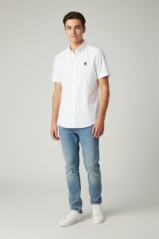 TOMMY HILFIGER CAMISA DE VESTIR MANGA CORTA JUVENIL