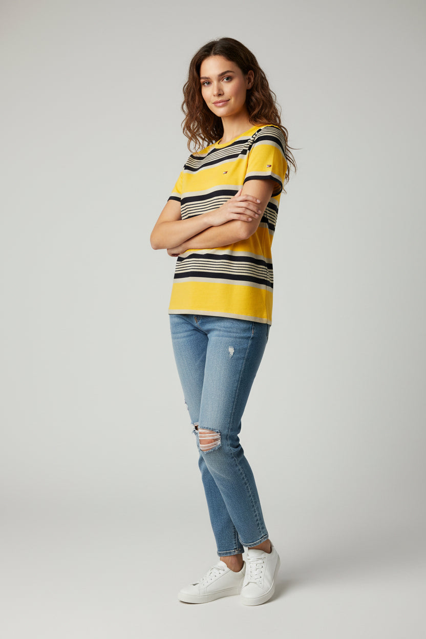 TOMMY HILFIGER CAMISETA    MUJER