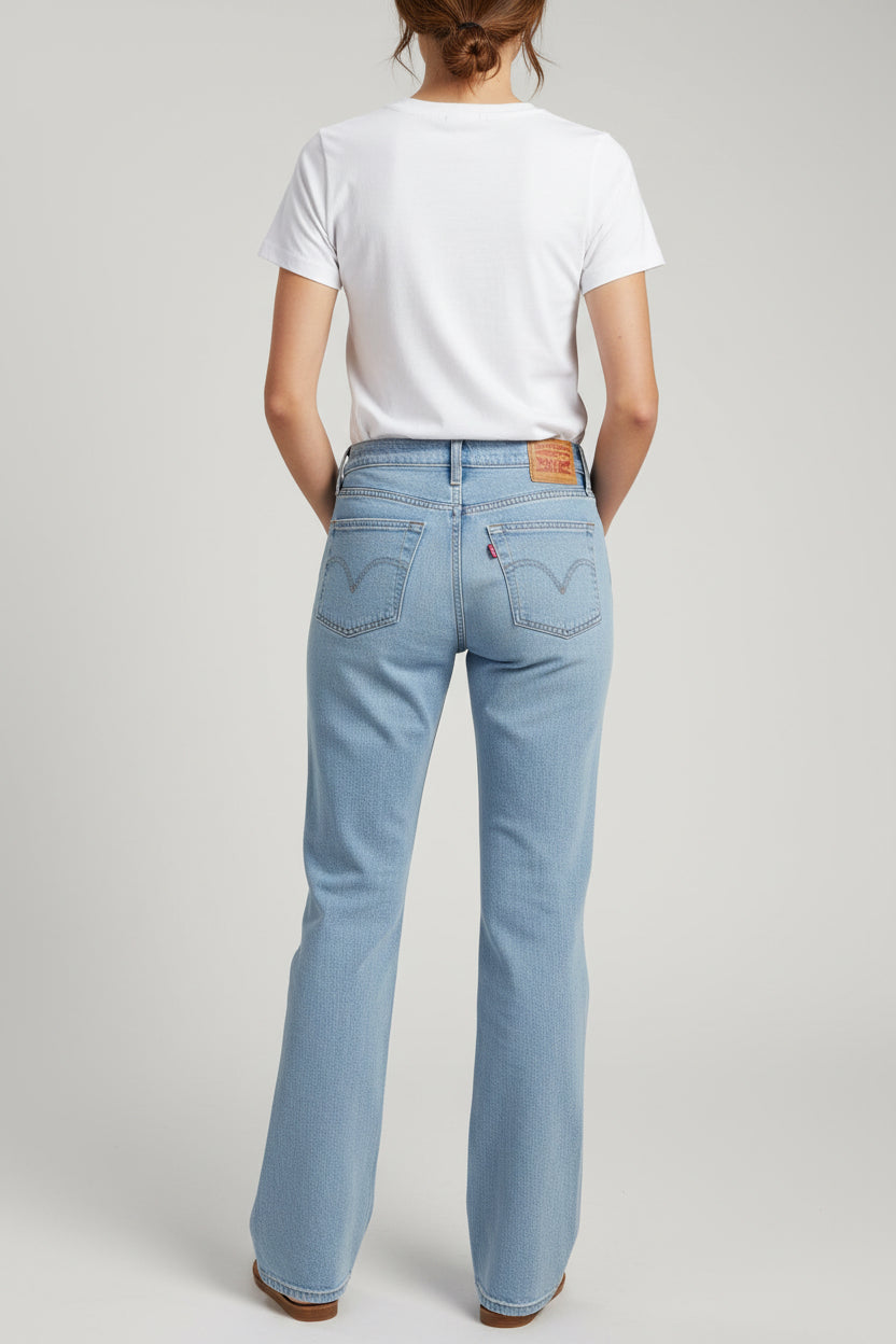 LEVI’S STRAUSS RIBCAGE STRAIGHT ANKLE JEANS DE MUJER